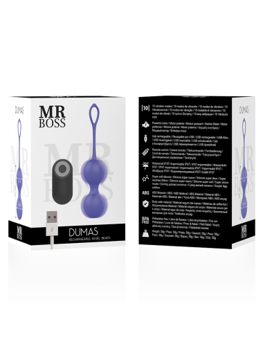 MR BOSS DUMAS PERLINE KEGEL VIBRANTI TELECOMANDO