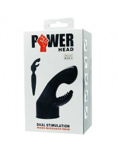 POWER HEAD CABEZAL INTERCAMBIALE PARA MASAJEADOR - ESTIMULACION PUNTO G Y CLITORIS