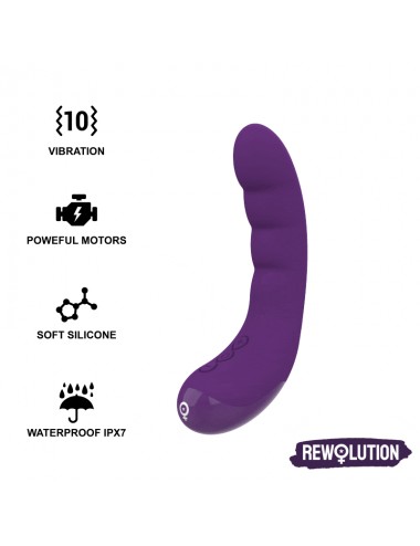 REWOLUTION REWOCURVY VIBRATORE FLESSIBILE RICARICABILE