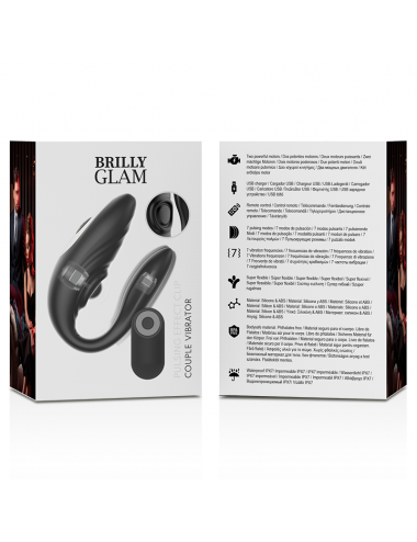 BRILLY GLAM COUPLE PULSING & VIBRATING REMOTE CONTROL