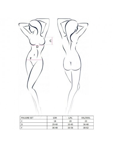 PASSION WOMAN PAULINE SET 3 PEZZI TAGLIA L / XL