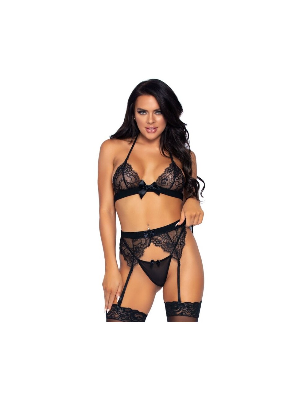 LEG AVENUE SET TOP TRE PEZZI