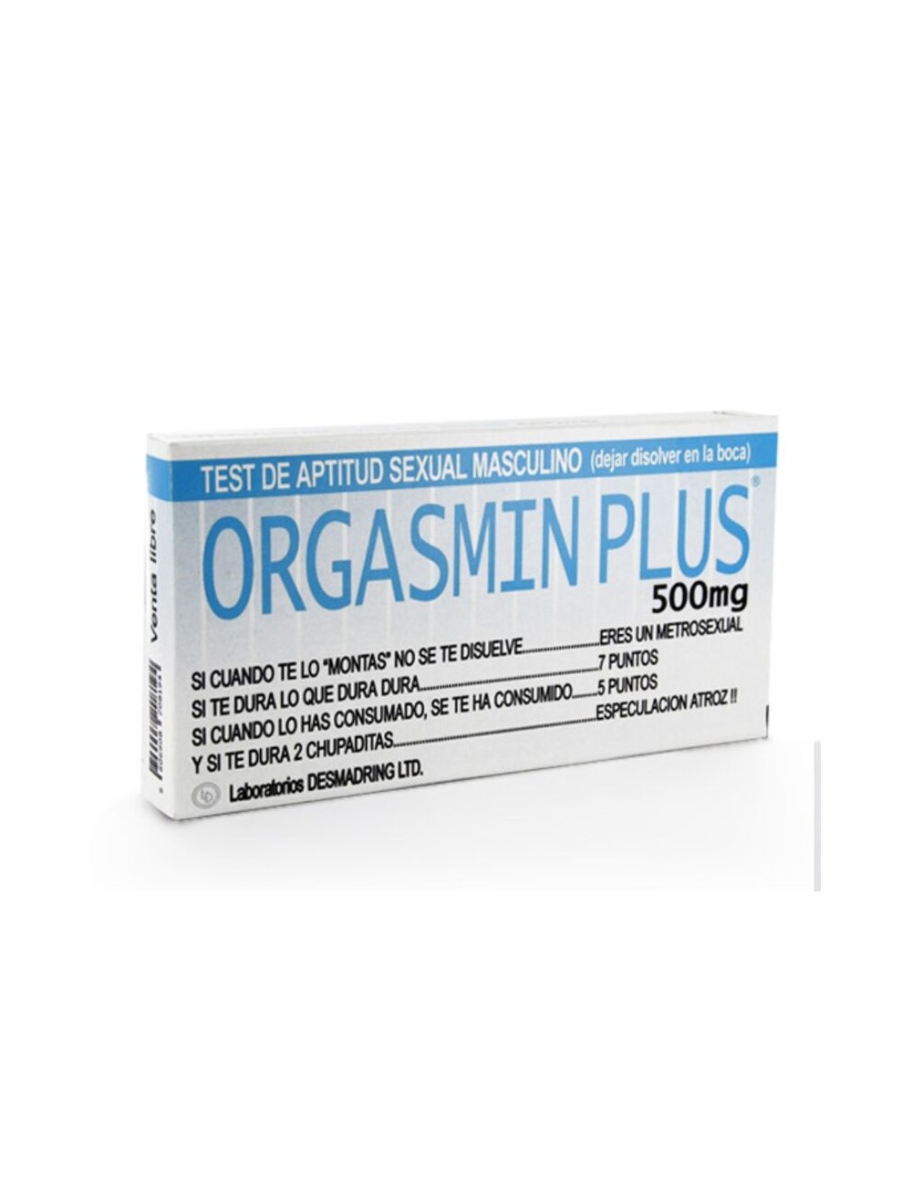 DIABLO PICANTE - CAJA DE MEDICAMENTOS ORGASMIS PLUS CHICO DIABLO PICANTE - CAJA DE MEDICAMENTOS ORGASMIS PLUS CHICO