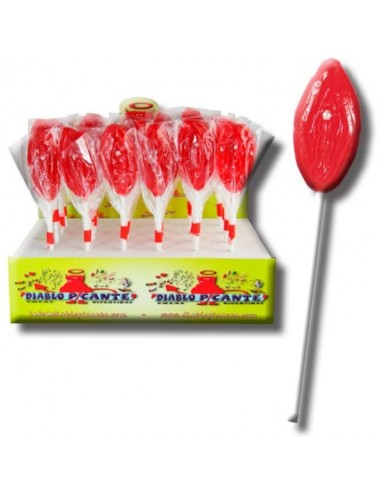 DIABLO PICANTE - LABBRA GUMMY LOLLIPOP