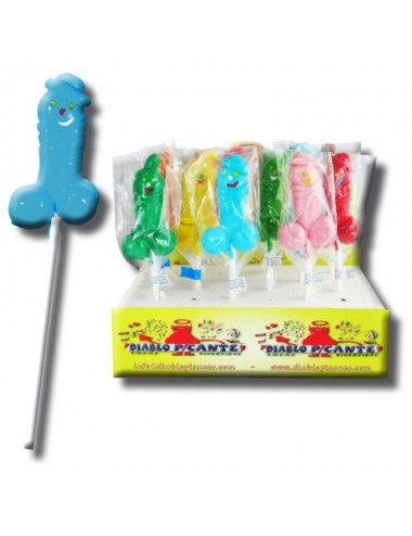 DIABLO PICANTE - GUMMY LOLLIPOP PENE MISTO