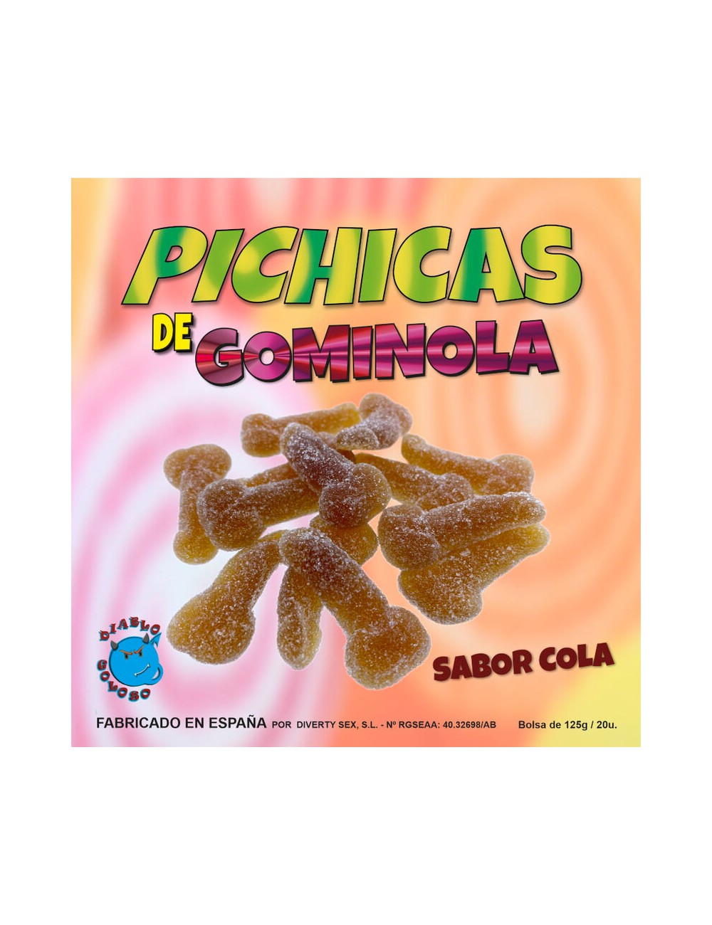 DIABLO PICANTE - COLA DEL PENE GUMMY DIABLO PICANTE - COLA DEL PENE GUMMY