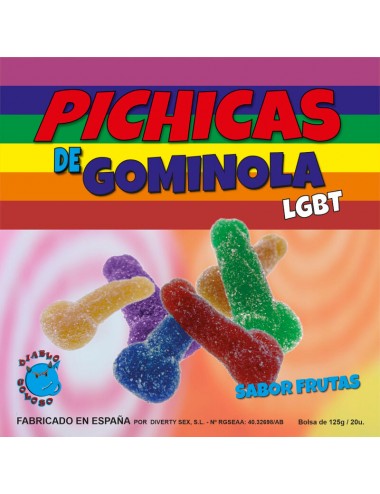 PRIDE - FRUTTA GUMMY PENIS CON ZUCCHERO LGBT