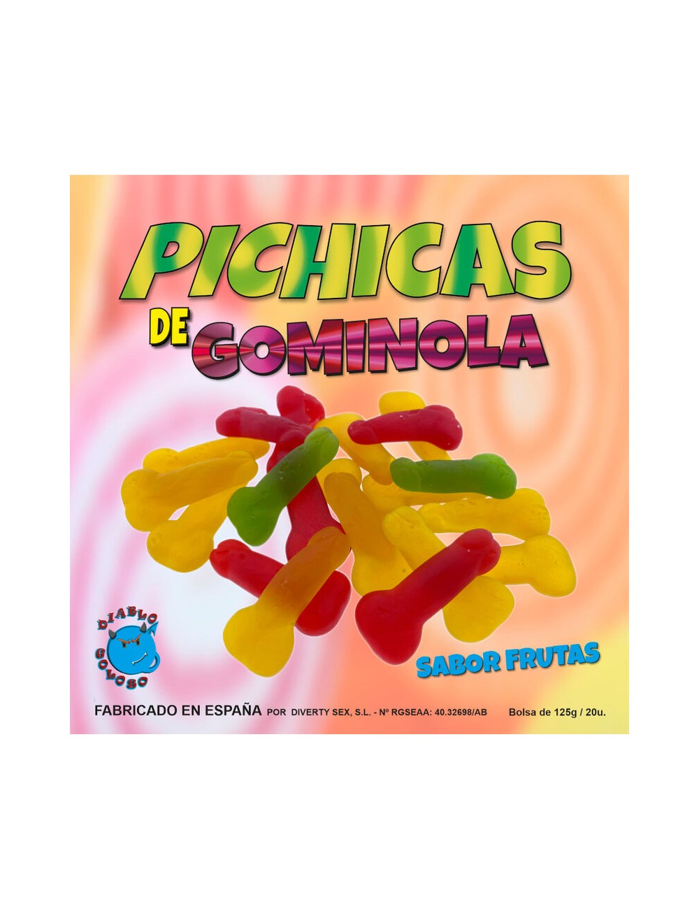 DIABLO PICANTE - FRUTTA GUMMY DEL PENE