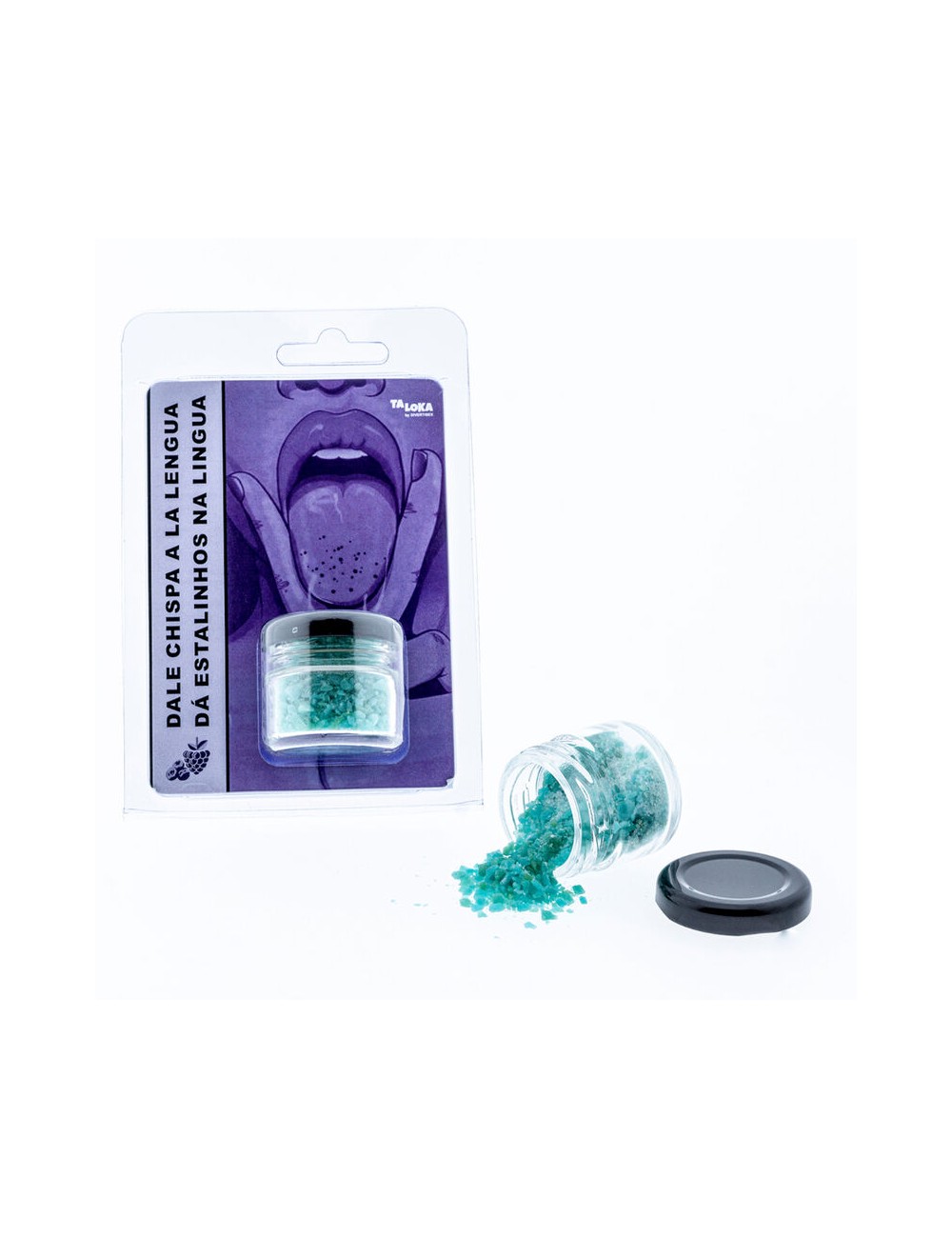TALOKA - BRILLANTE PER LA LINGUA! BACI MAGICI DEL LAMPONE BLU