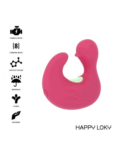 DITO STIMOLATORE IN SILICONE RICARICABILE HAPPY LOKY DUCKYMANIA