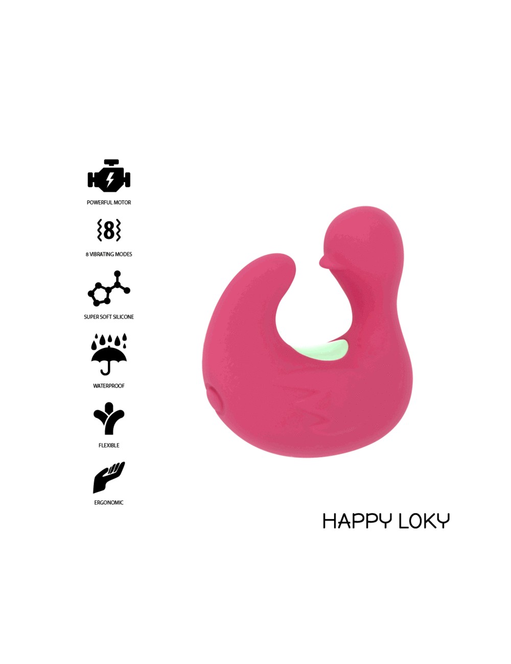 DITO STIMOLATORE IN SILICONE RICARICABILE HAPPY LOKY DUCKYMANIA DITO STIMOLATORE IN SILICONE RICARICABILE HAPPY LOKY DUCKYMANIA