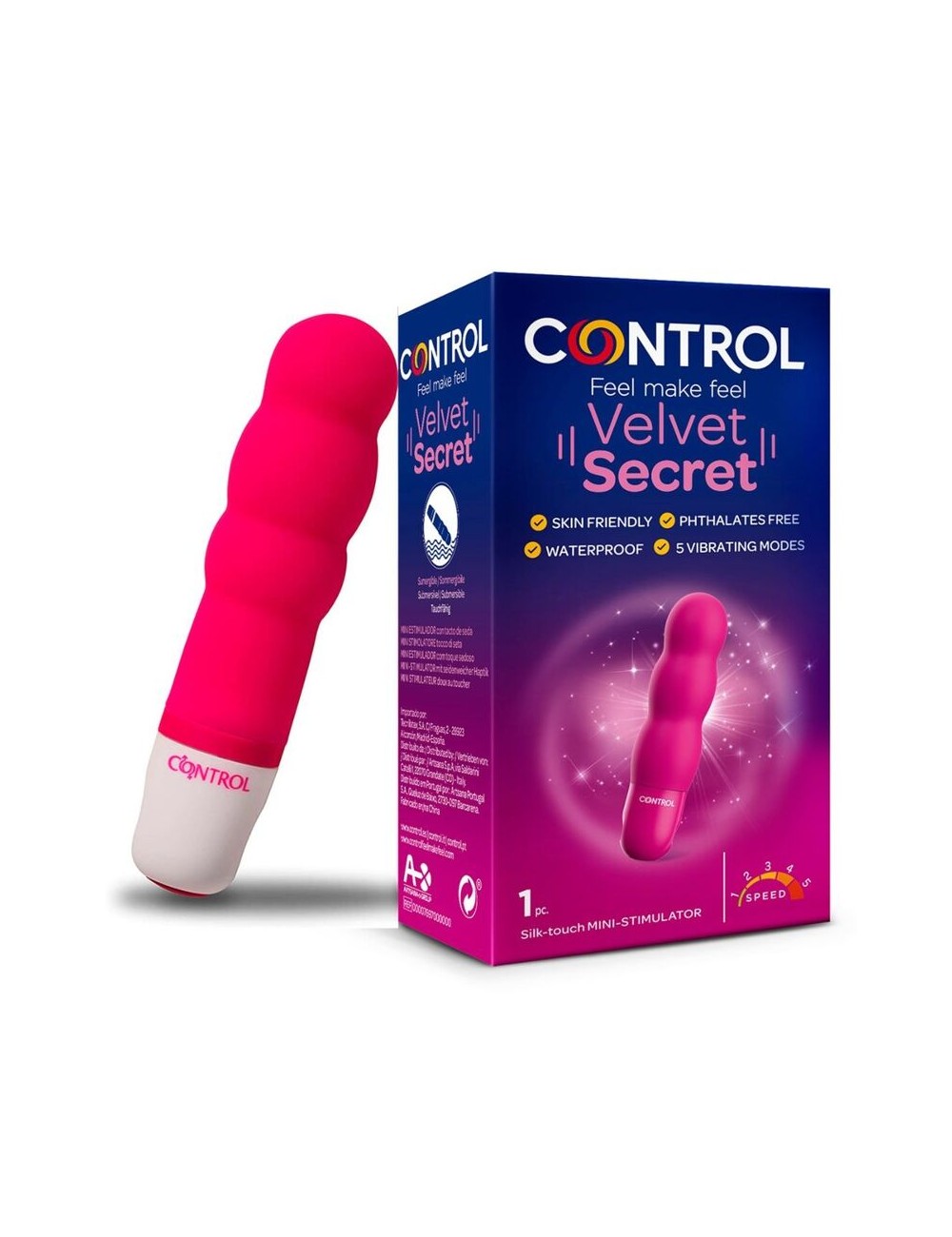 MINI STIMOLATORE SEGRETO IN VELLUTO DI CONTROLLO