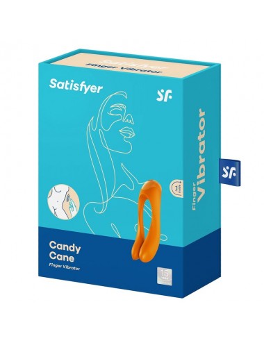 SODDISFACENTE VIBRATORE DI CANNA DI CARAMELLA ARANCIONE