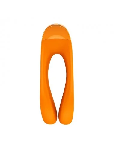 SODDISFACENTE VIBRATORE DI CANNA DI CARAMELLA ARANCIONE