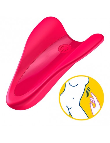 VIBRATORE SODDISFATTO ALTO FLY FINGER FUCSIA