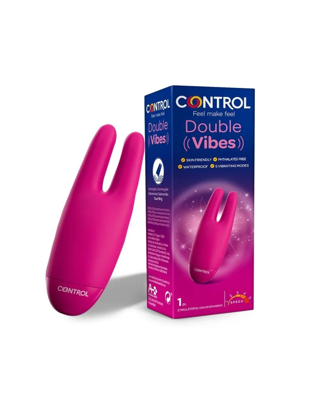 CONTROLLA LE DOPPIE VIBRAZIONI PER LA STIMOLAZIONE DEL CLITORIO CONTROLLA LE DOPPIE VIBRAZIONI PER LA STIMOLAZIONE DEL CLITORIO