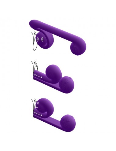 VIBRATORE MULTIAZIONE SNAIL VIBE PURPLE