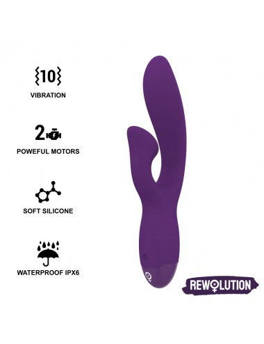 REWOLUTION REWOFUN VIBRATORE FLESSIBILE CON CONIGLIO