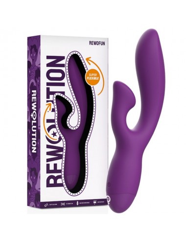 REWOLUTION REWOFUN VIBRATORE FLESSIBILE CON CONIGLIO