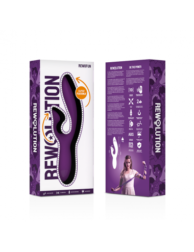 REWOLUTION REWOFUN VIBRATORE FLESSIBILE CON CONIGLIO