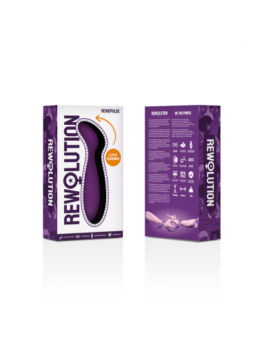 REWOLUTION REWOPULSE FLESSIBILE VIBRATORE STIMOLATORE PUNTO G