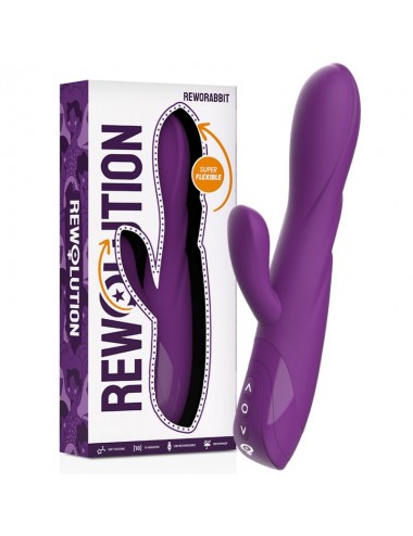 REWOLUTION REWORABBIT VIBRATORE FLESSIBILE CON CONIGLIO