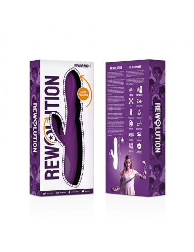 REWOLUTION REWORABBIT VIBRATORE FLESSIBILE CON CONIGLIO