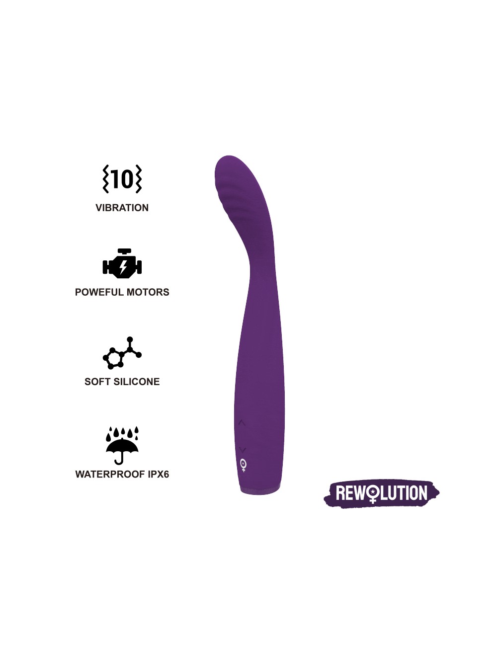 REWOLUTION REWOSTIM VIBRATORE FLESSIBILE