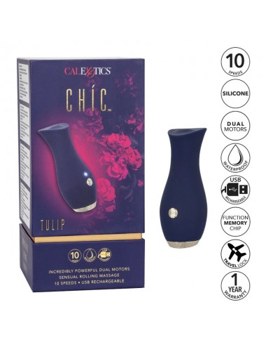 CALEX CHIC TULIP MASAJEADOR - AZUL