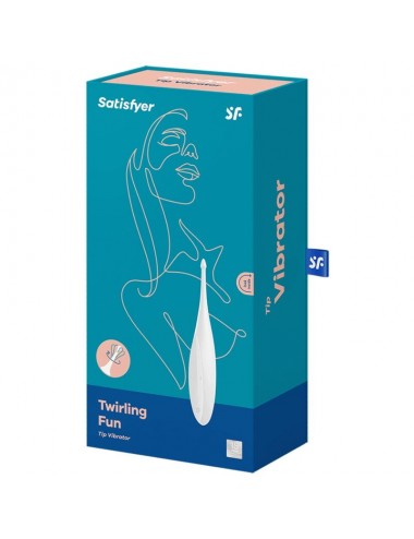 VIBRATORE SODDISFACENTE TWIRLING FUN PUNTA - BIANCO
