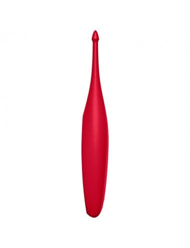 VIBRATORE SODDISFACENTE TWIRLING FUN TIP - ROSSO