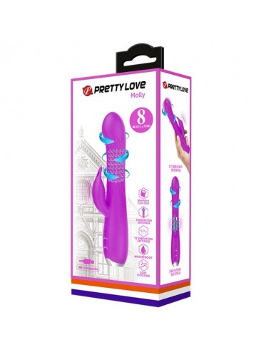 FUNZIONE ROTANTE DEL VIBRATORE RICARICABILE PRETTY LOVE MOLLY