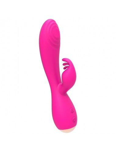 NALONE MAGIC STICK CONIGLIO VIBRATORE TRIPLE TESTE STIMOLANTI - ROSA