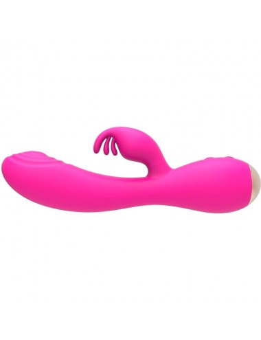 NALONE MAGIC STICK CONIGLIO VIBRATORE TRIPLE TESTE STIMOLANTI - ROSA