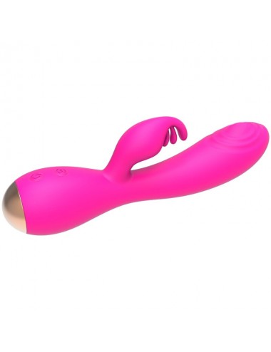 NALONE MAGIC STICK CONIGLIO VIBRATORE TRIPLE TESTE STIMOLANTI - ROSA