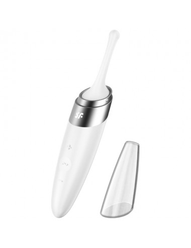 SATISFYER TWIRLING JOY CLIT PUNTA STIMOLANTE - BIANCO