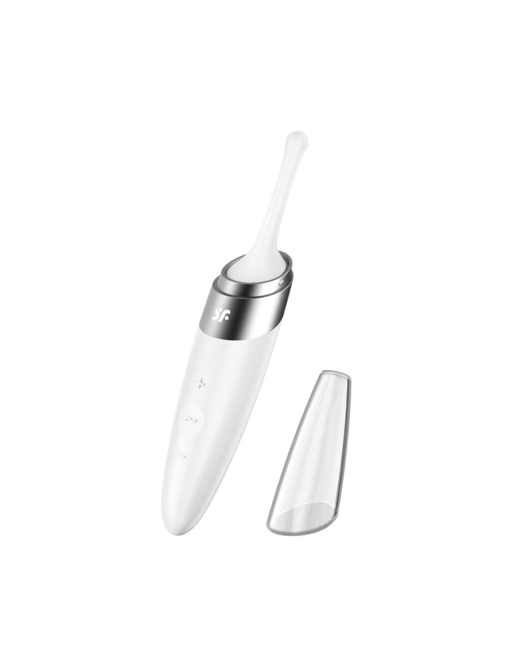 SATISFYER TWIRLING JOY CLIT PUNTA STIMOLANTE - BIANCO