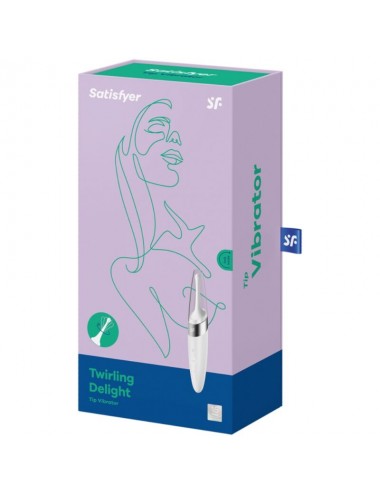 SATISFYER TWIRLING JOY CLIT PUNTA STIMOLANTE - BIANCO