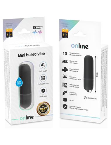 ONLINE MINI BULLET VIBE - NERO