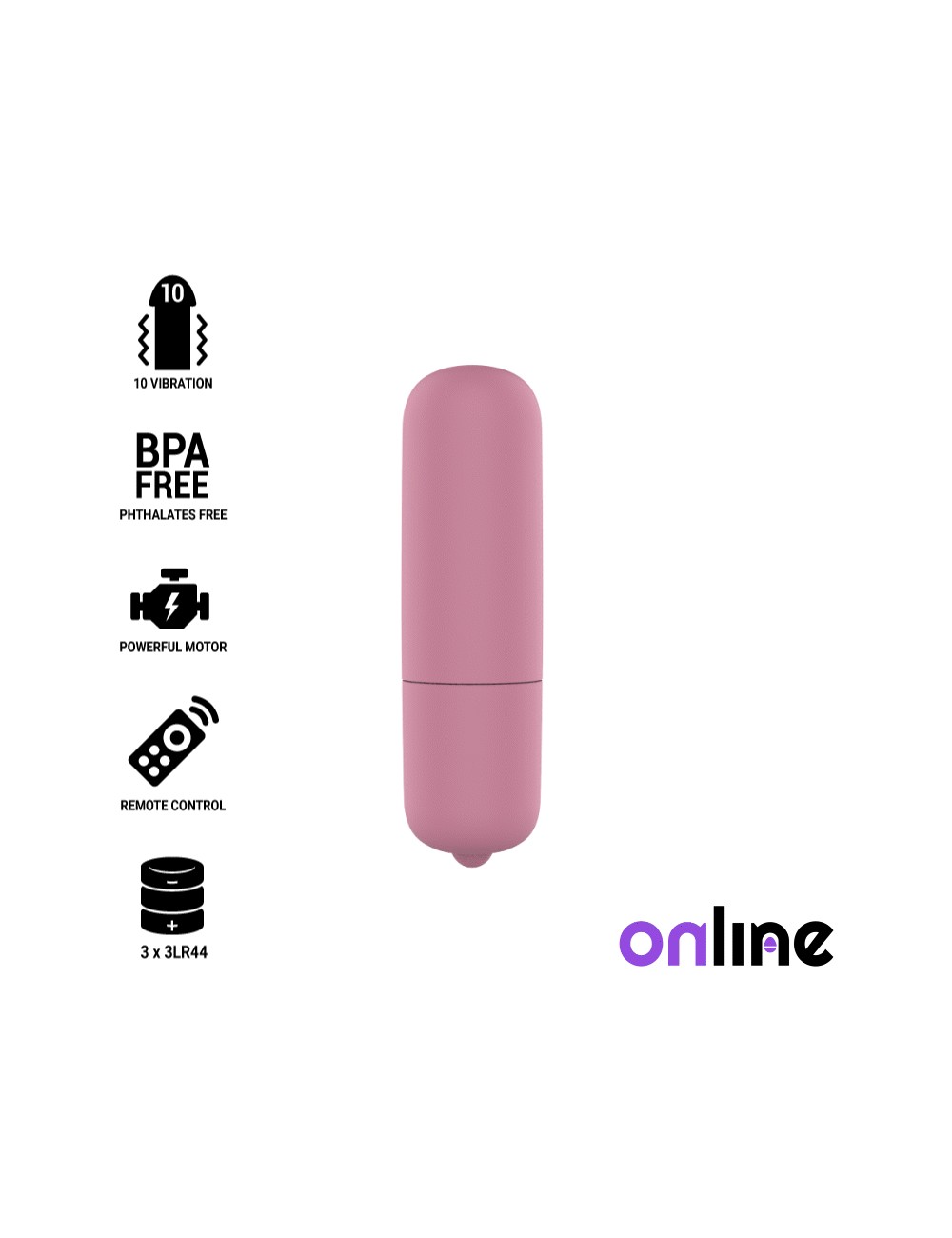 ONLINE MINI BULLET VIBE - ROSA