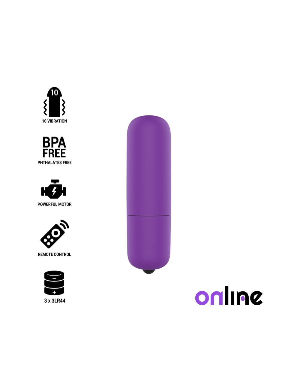 MINI BULLET VIBE ONLINE - VIOLA MINI BULLET VIBE ONLINE - VIOLA