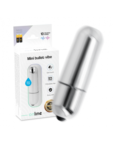 MINI BULLET VIBE ONLINE - ARGENTO