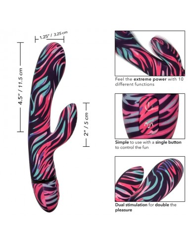 CALEX MENAGE UN VIBRATORE MOI A DOPPIA Bacchetta