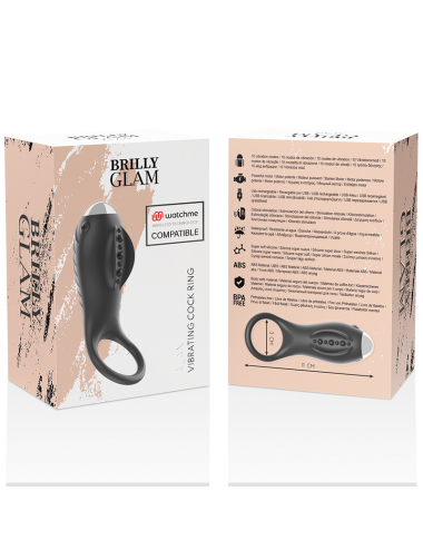 BRILLY GLAM ALAN COCK RING WATCHME COMPATIBILE CON TECNOLOGIA WIRELESS