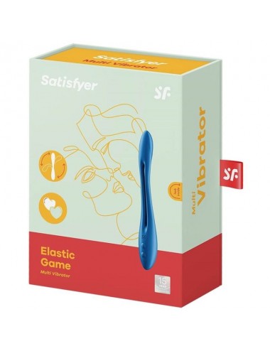 GIOCO ELASTICO SATISFYER MULTI VIBRATORE - BLU
