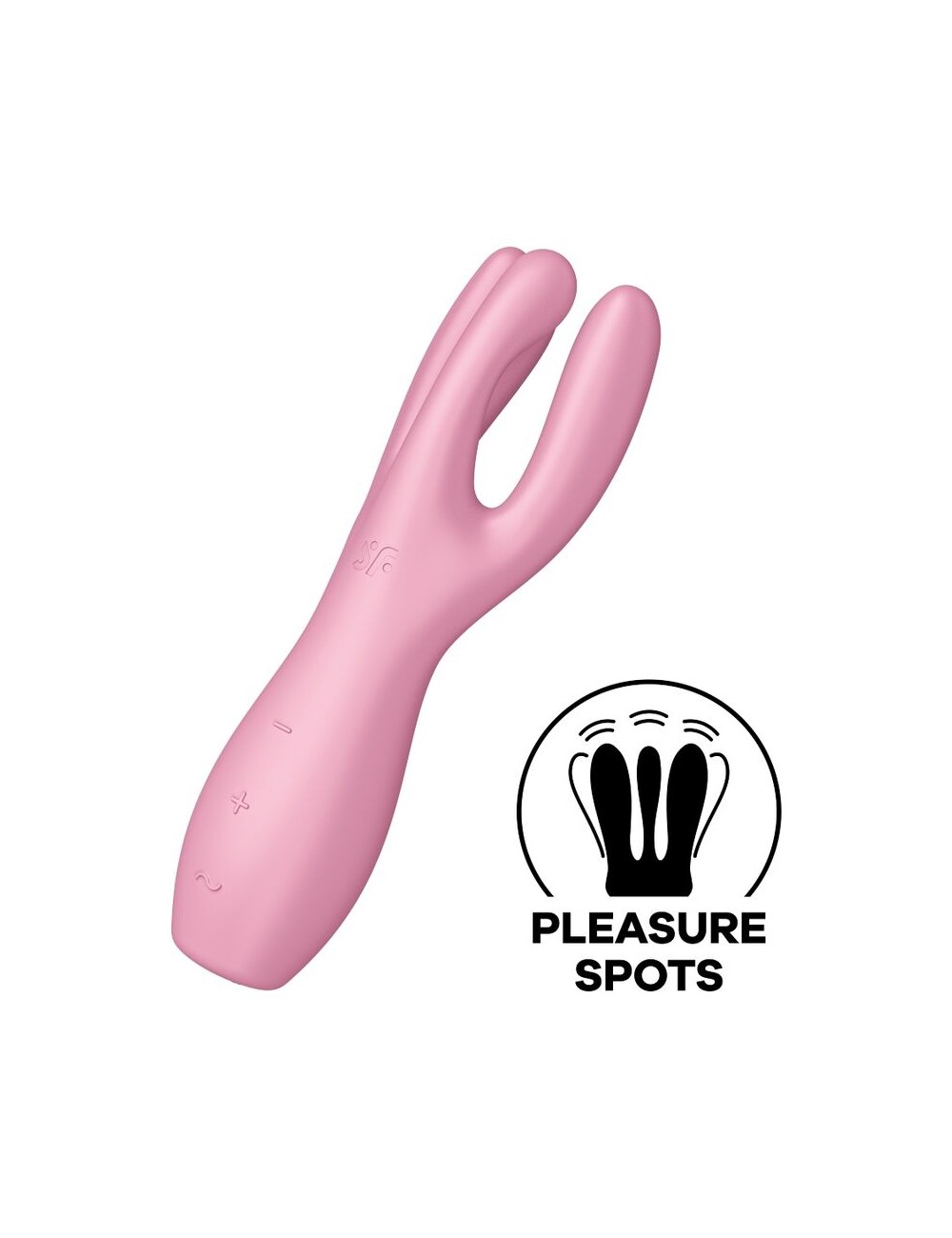 VIBRATORE SATISFYER THREESOME 3 - ROSA VIBRATORE SATISFYER THREESOME 3 - ROSA