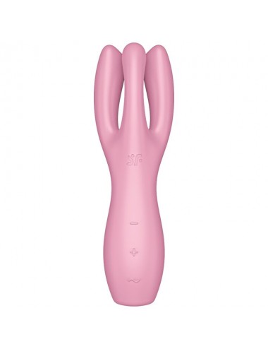 VIBRATORE SATISFYER THREESOME 3 - ROSA