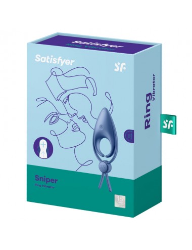 ANELLO DA SNIPER SATISFYER VIBRATORE BLU