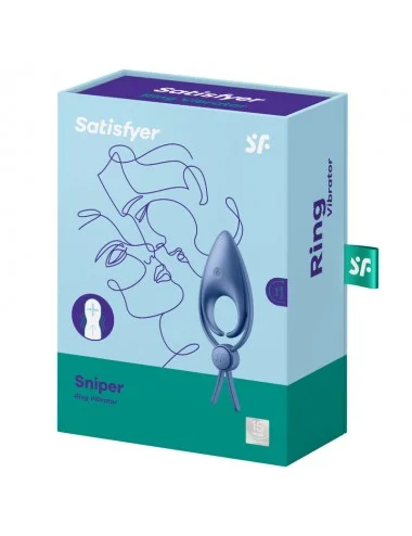 ANELLO DA SNIPER SATISFYER VIBRATORE BLU