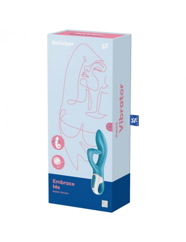 VIBRATORE SATISFYER EMBRACE ME G-SPOT - TURCHESE